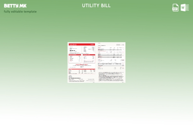 Модерен стил на Индија airtel за комунални сметки за збор страници